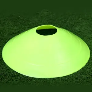 10 PCS Football Training Sign Disc Sign Cone Obstacle Football Training Equipment(Fluorescent Green)