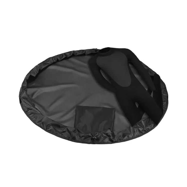 600D Oxford Cloth Beach Swimsuit Wetsuit Storage Bag Quick Change Bag, Specification:Diameter 90cm(Black)