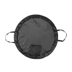 600D Oxford Cloth Beach Swimsuit Wetsuit Storage Bag Quick Change Bag, Specification:Diameter 90cm(Black)