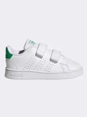 Adidas Advantage Lifestyle Infant-Unisex Sportswear Shoes White/Green