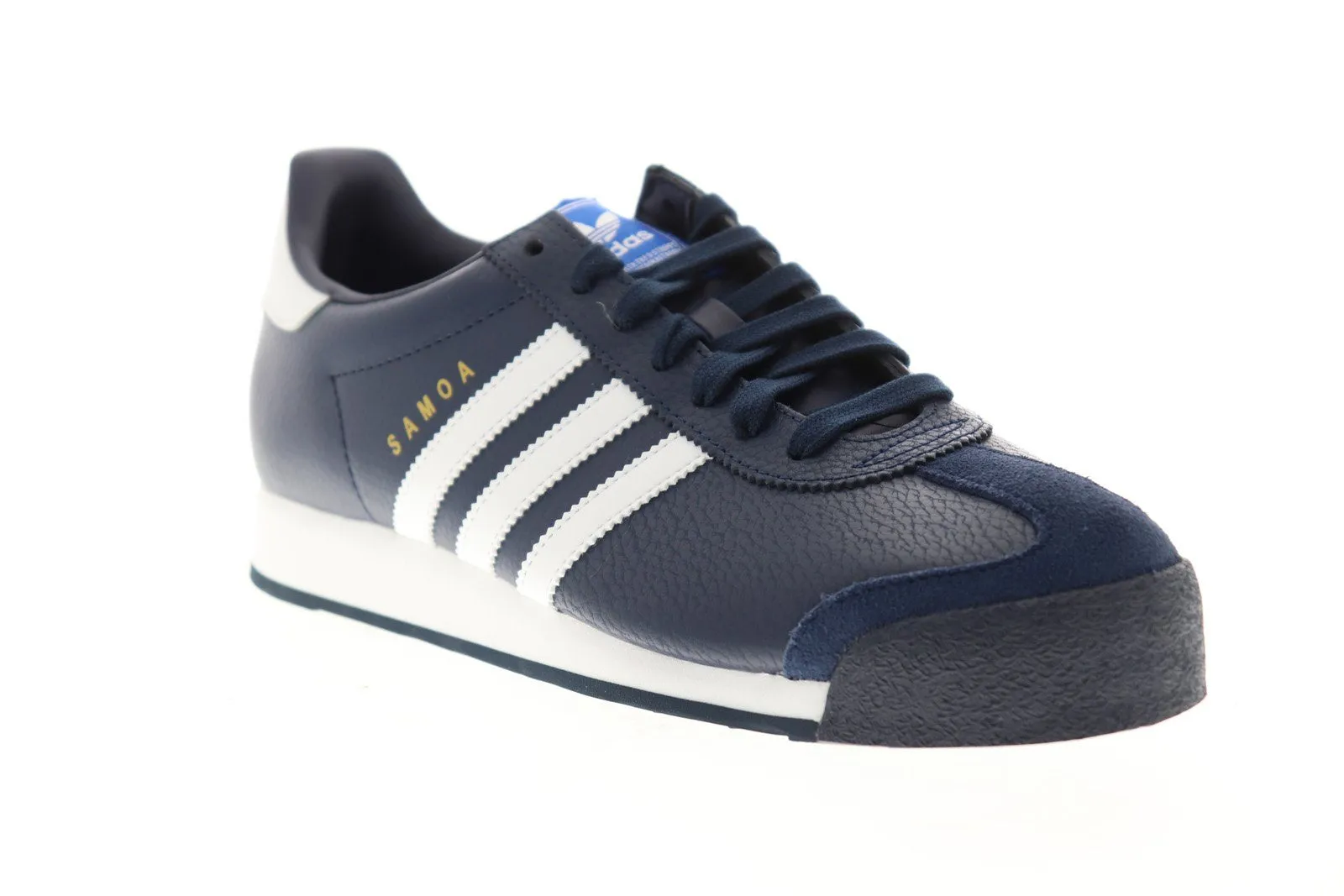 Adidas Samoa EG1577 Mens Blue Low Top Lace Up Lifestyle Sneakers Shoes