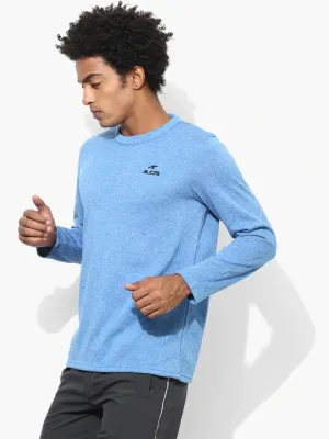 ALCIS Men Solid Blue Sweatshirt