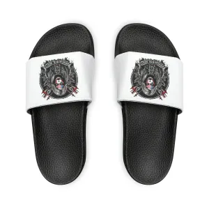 American Metal Society Women's PU Slide Sandals