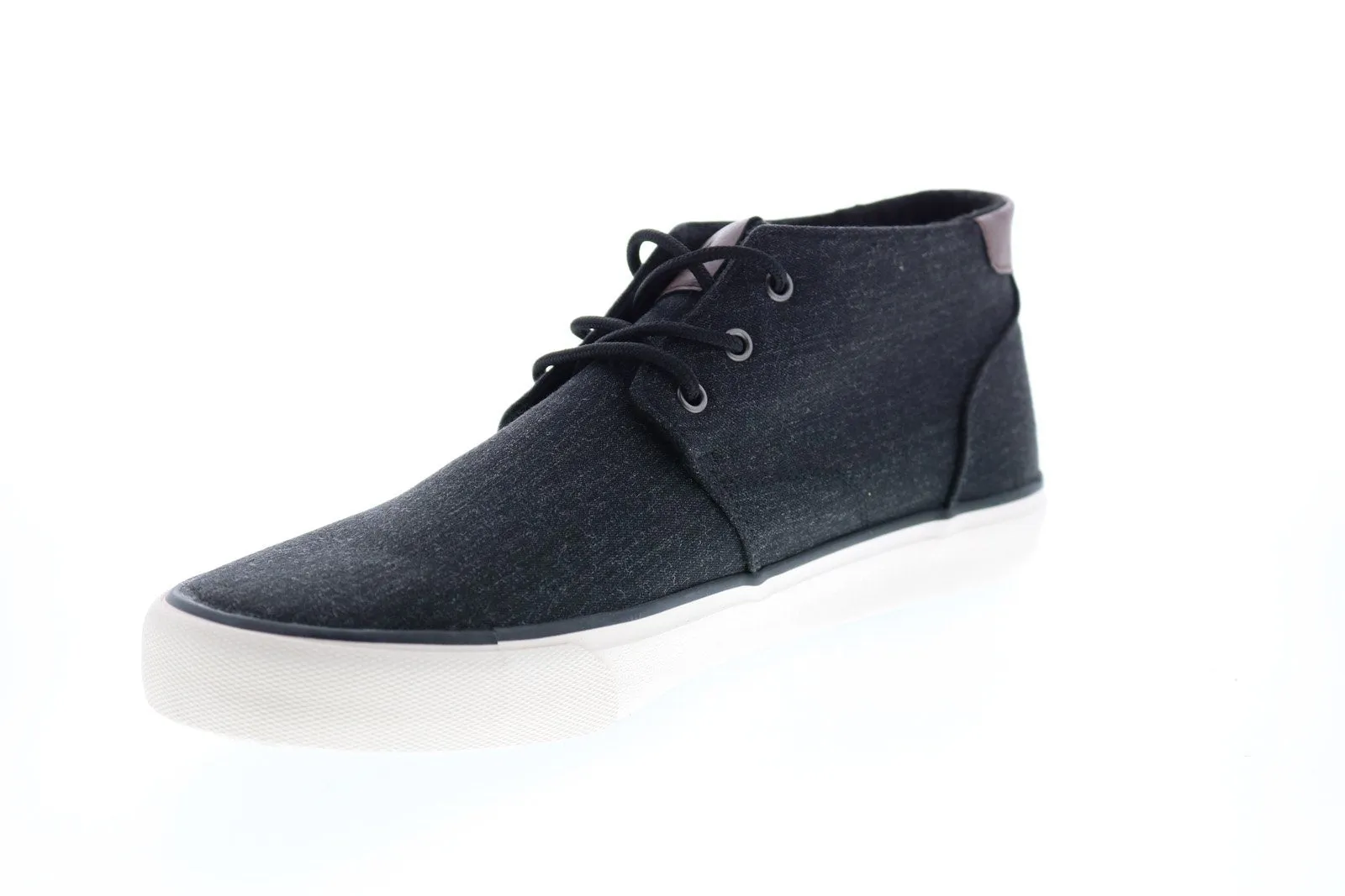 Andrew Marc Walton AMWALTOC-0086 Mens Black Canvas Lifestyle Sneakers Shoes