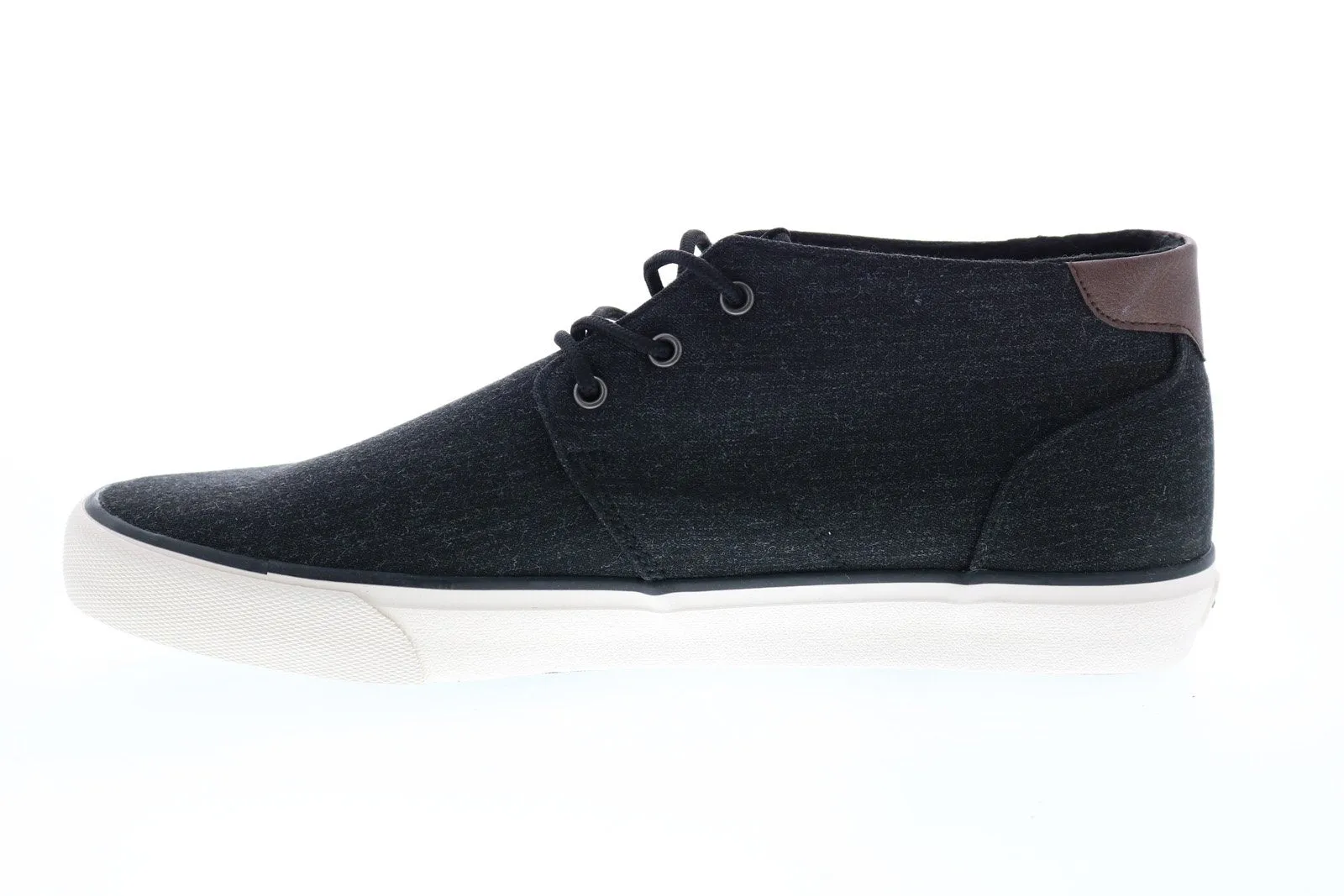 Andrew Marc Walton AMWALTOC-0086 Mens Black Canvas Lifestyle Sneakers Shoes