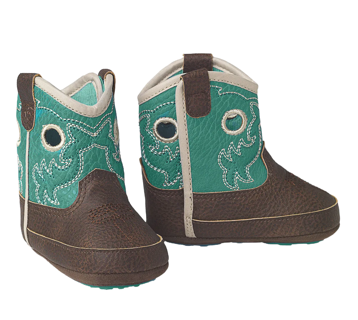 Ariat Infant Lil' Stompers Crossfire Brown Western Boots A442000202