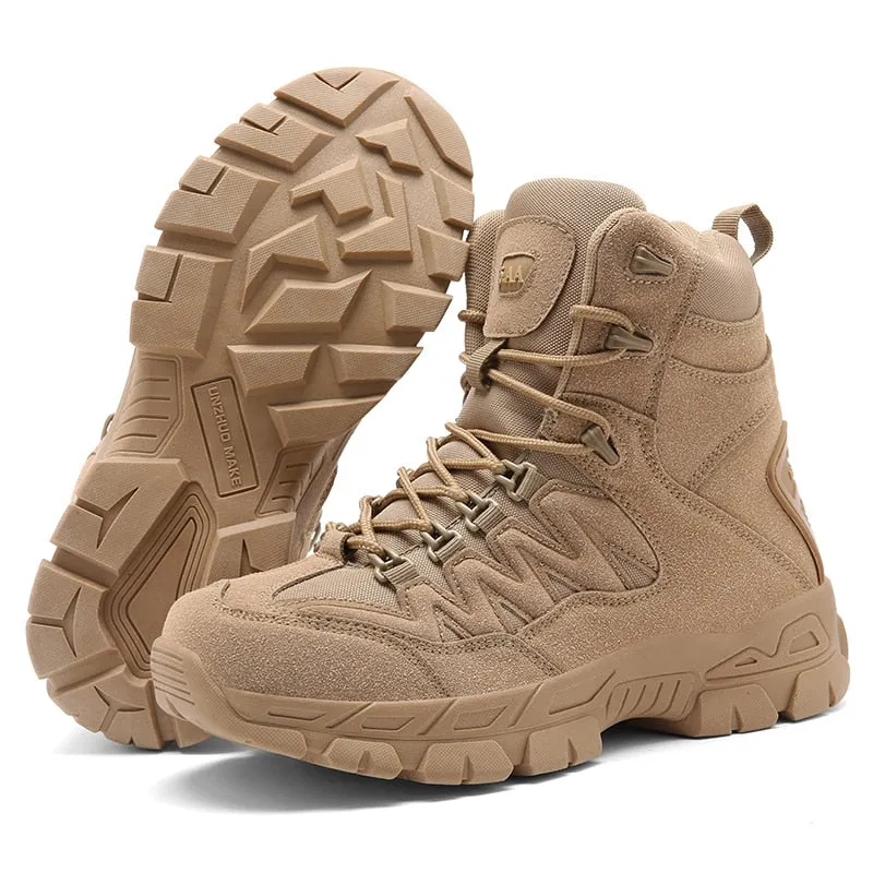 Autumn Winter Military Boots Outdoor Male Hiking Boots Men Special Force Desert Tactical Combat Ankle Boots Men Work Boots