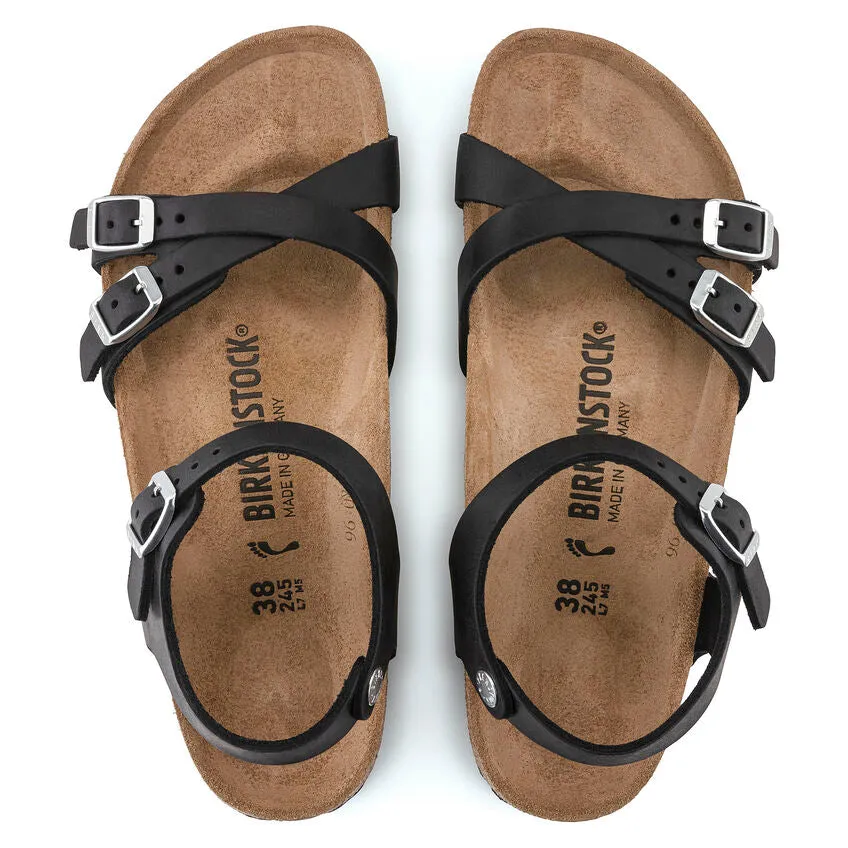 Birkenstock kumba oiled full grain leather r1021509 black