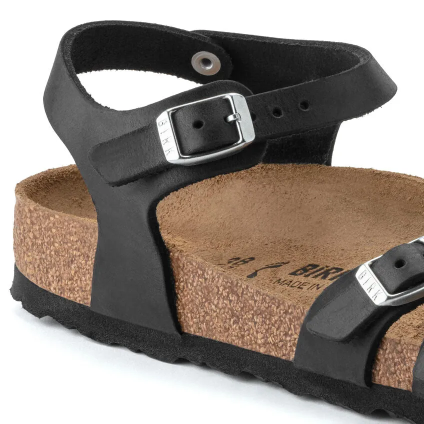 Birkenstock kumba oiled full grain leather r1021509 black