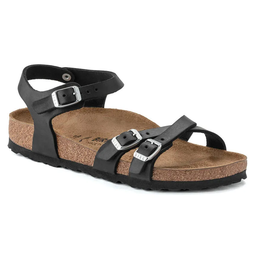 Birkenstock kumba oiled full grain leather r1021509 black