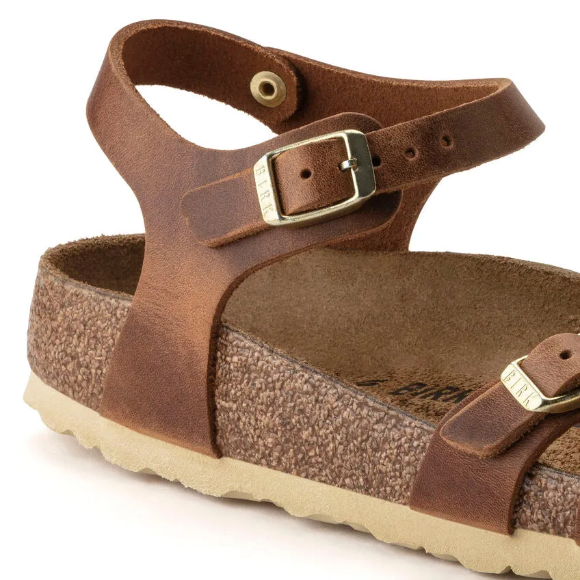 Birkenstock kumba oiled full grain leather r1021509 cognac