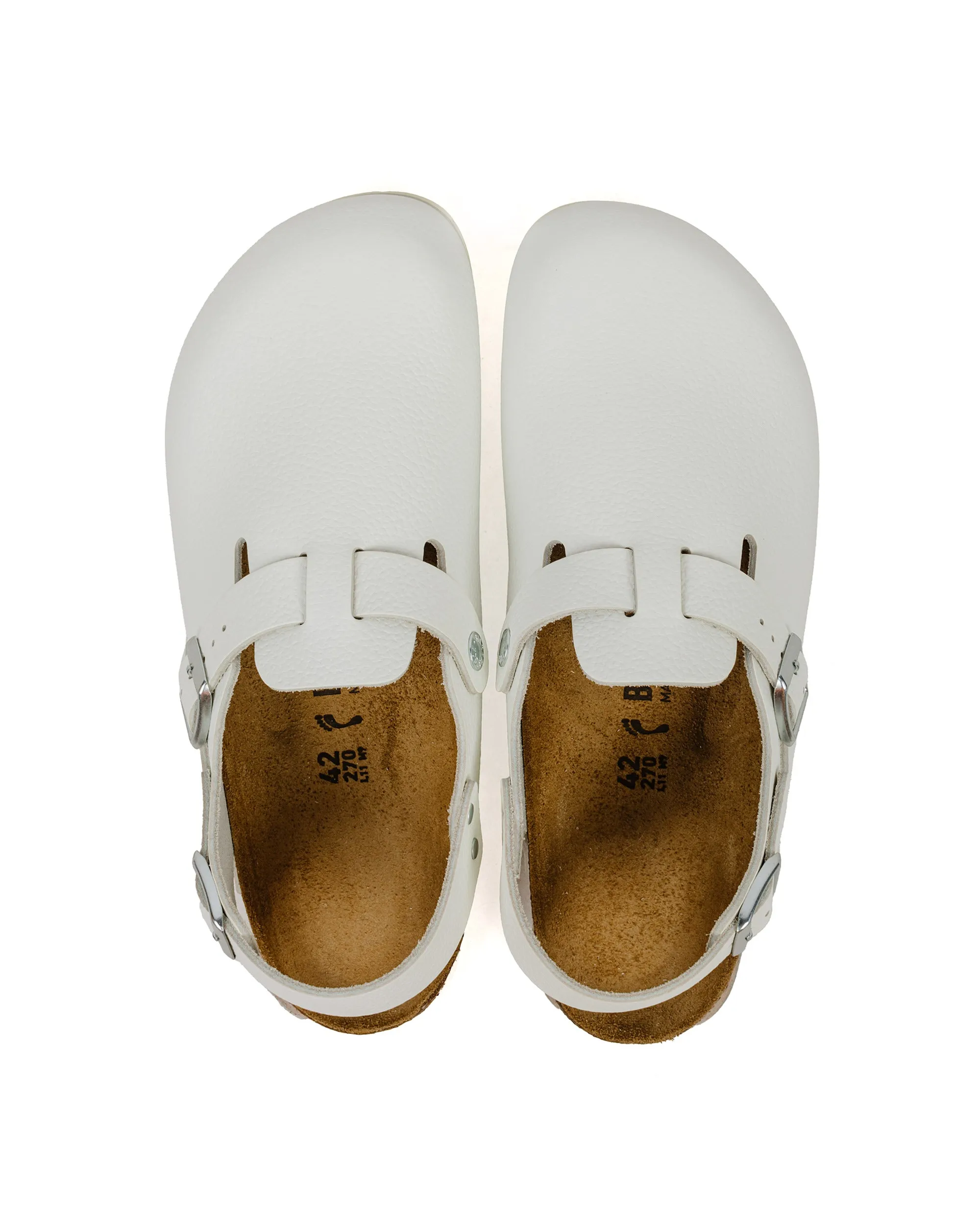 Birkenstock Tokio Super Grip Leather White