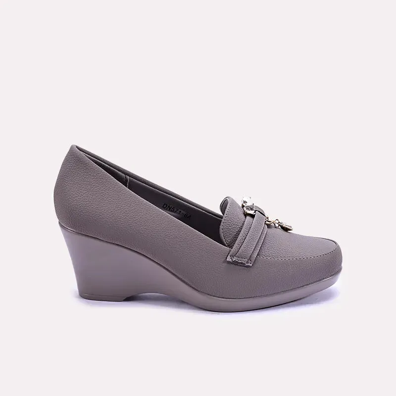 Brigitte Gray Casual Court Shoes 0431310