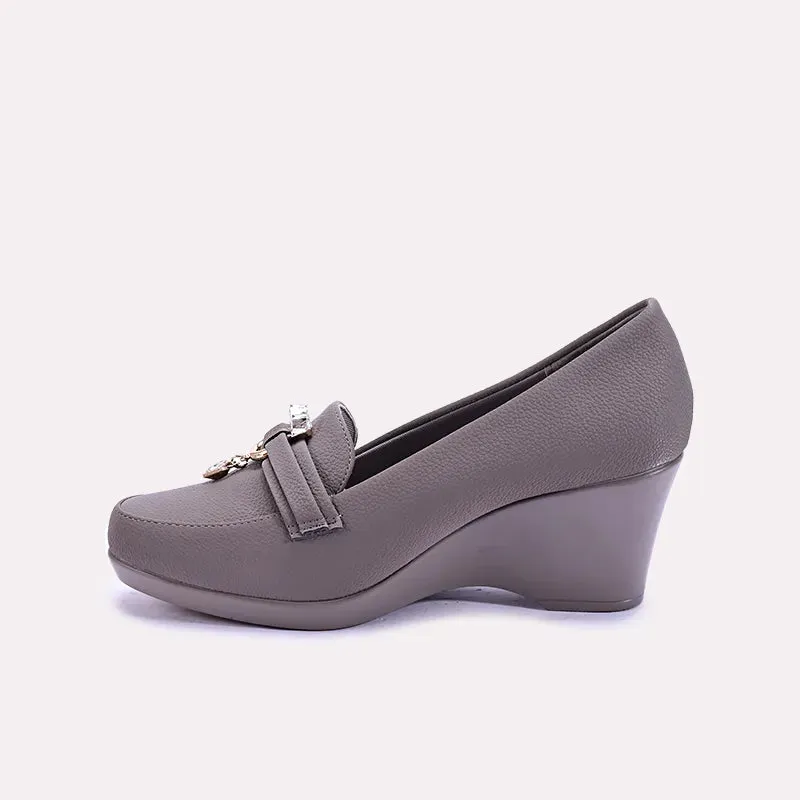 Brigitte Gray Casual Court Shoes 0431310