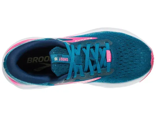 Brooks | Ghost 16 GTX | Women's | Moroccan Blue/Pink/Yellow