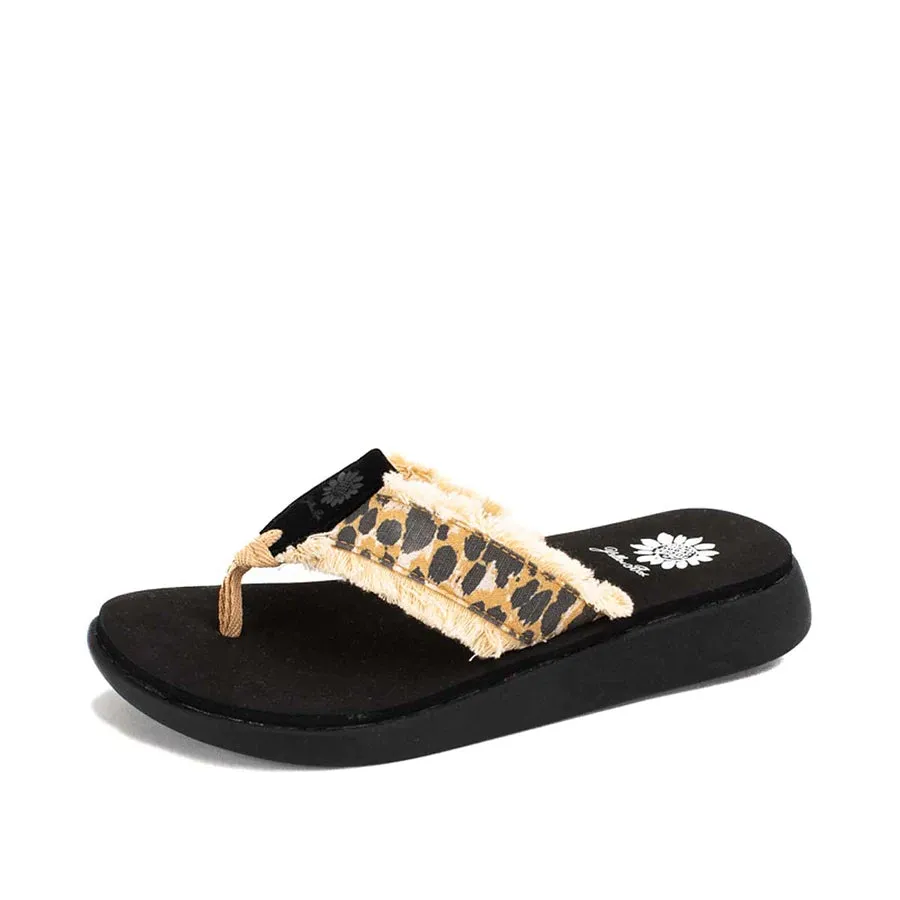 Cheetah Flip Flop | Yellow Box Footwear Gisella