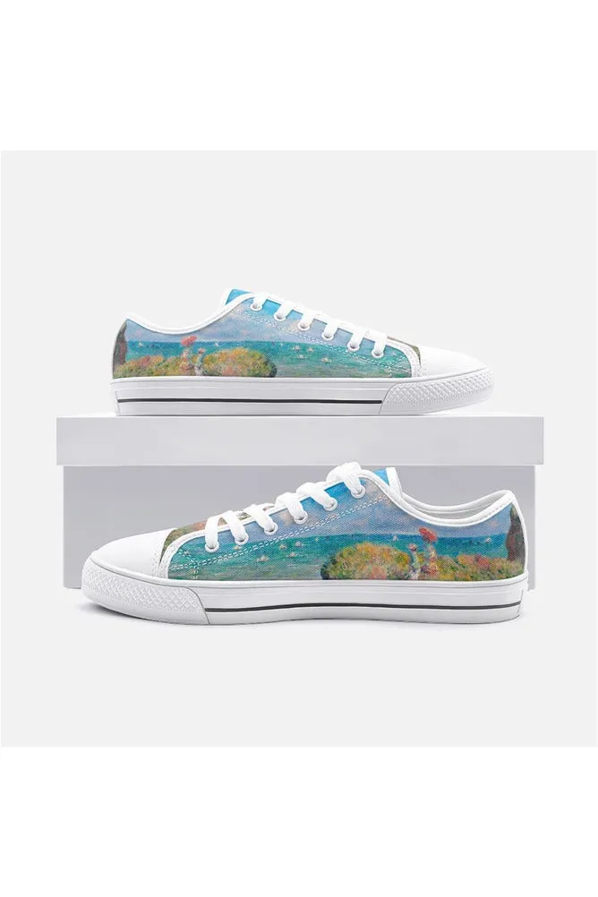 Cliff Walk by Monet Unisex Low Top Canvas Shoes