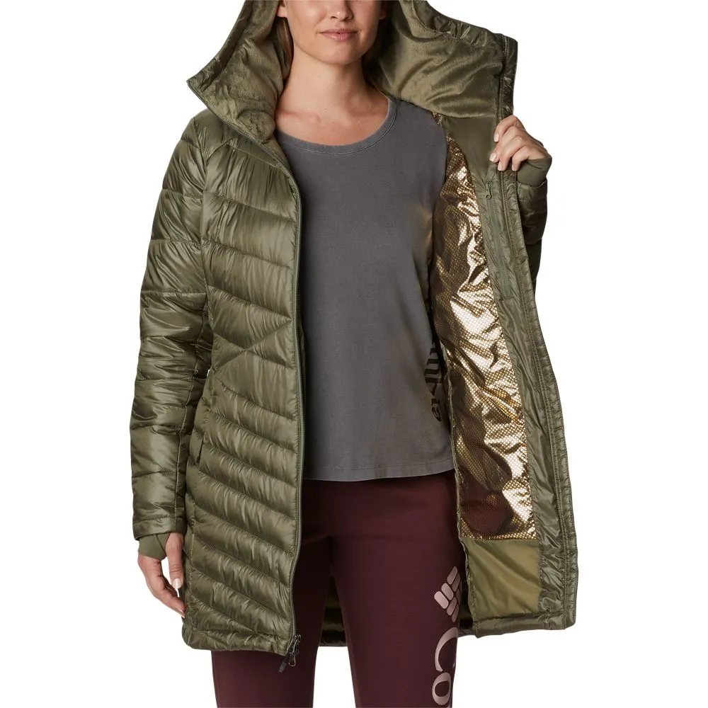 Columbia 1982661 Women's Joy Peak Mid Jacket, Stone Green(Small)