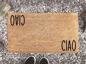 Coolspod- Outdoor Mat- Ciao Doormat, Funny Doormat, Custom Mat, Welcome Mat, New Home Gift, Housewarming Gift