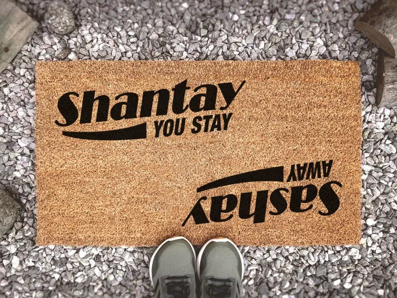 Coolspod- Outdoor Mat- RuPaul's Drag Race Sashay Away Shantay You Stay Funny Doormat, Sassy Doormat