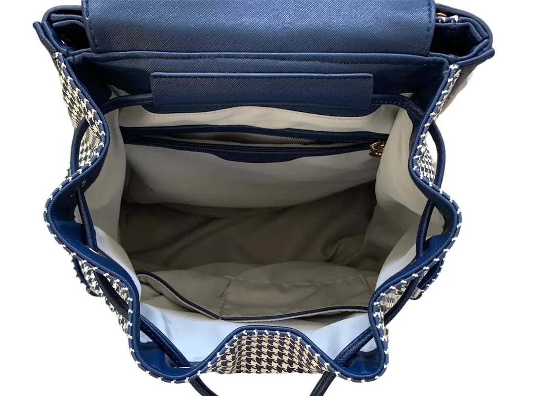 Court Couture Hampton Bag -  Houndstooth Blue