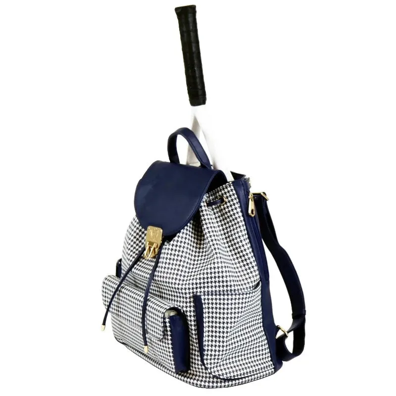 Court Couture Hampton Bag -  Houndstooth Blue