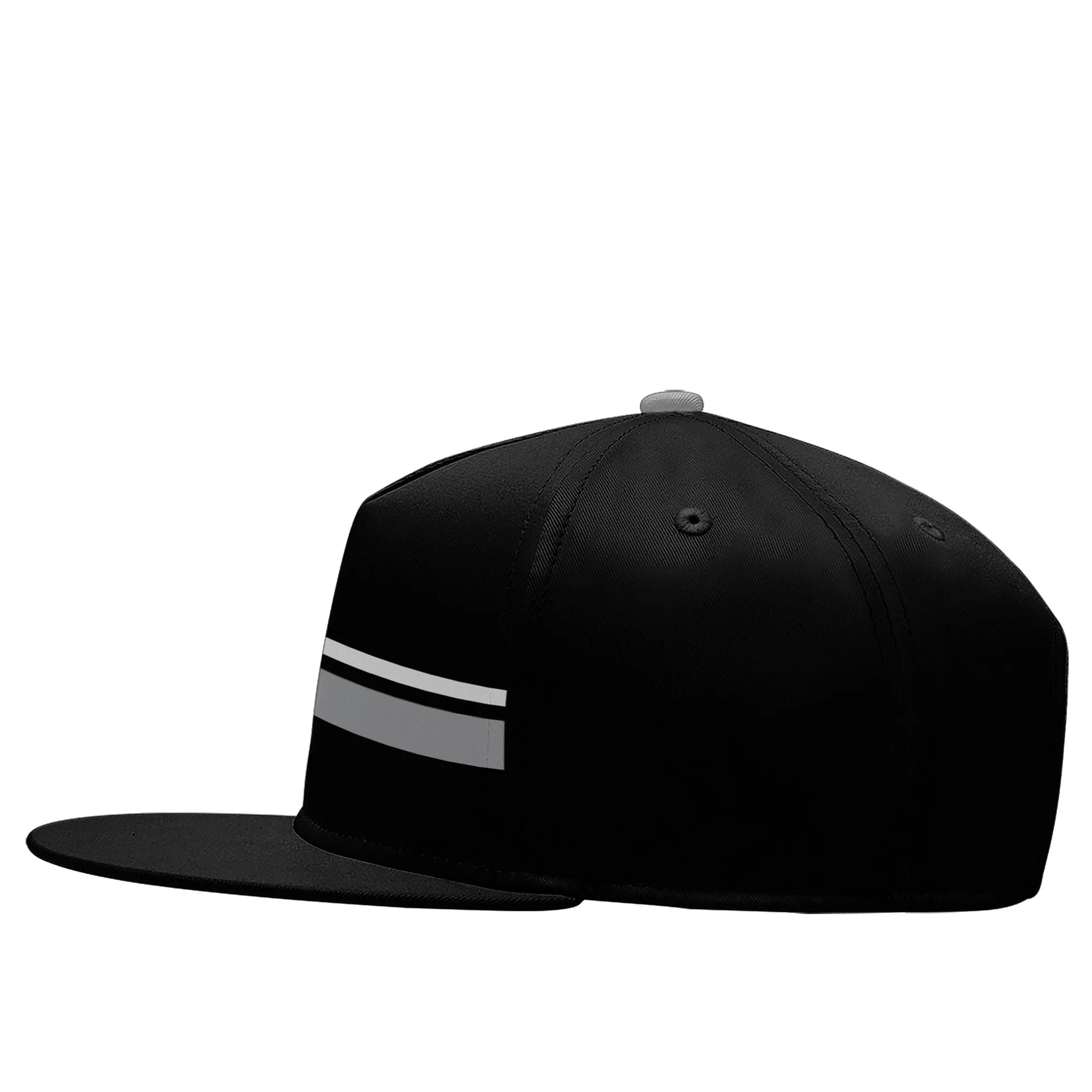 Custom Black Las Vegas Hat Sport Design Cap Stitched Adjustable Personalized PR067B-D020262-20