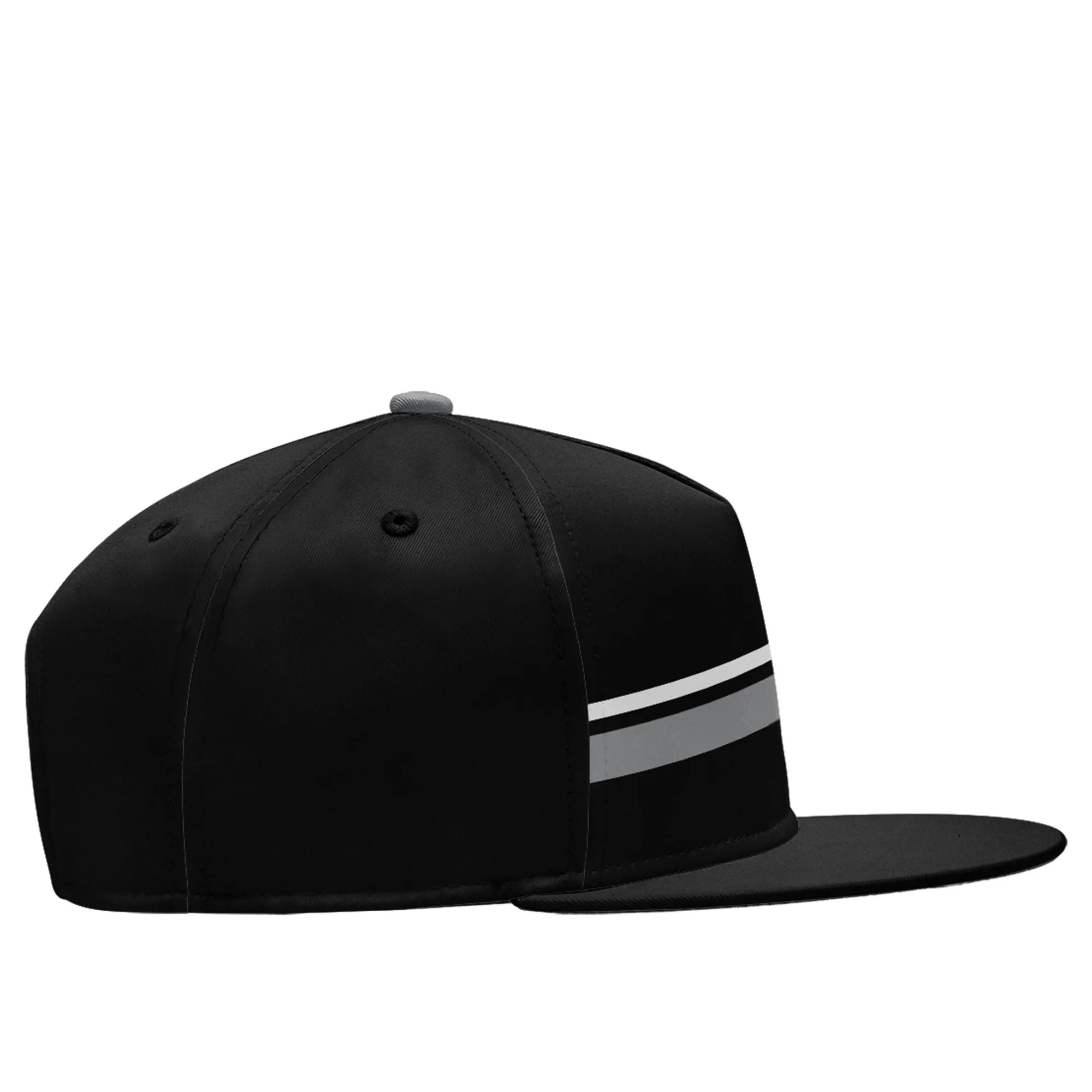 Custom Black Las Vegas Hat Sport Design Cap Stitched Adjustable Personalized PR067B-D020262-20