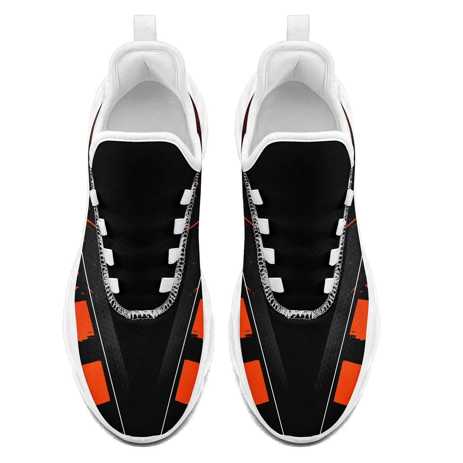 Custom Black Orange Cincinnati Maxsoul Shoes Personalized Sneaker FN003-D020260-6 Custom Online