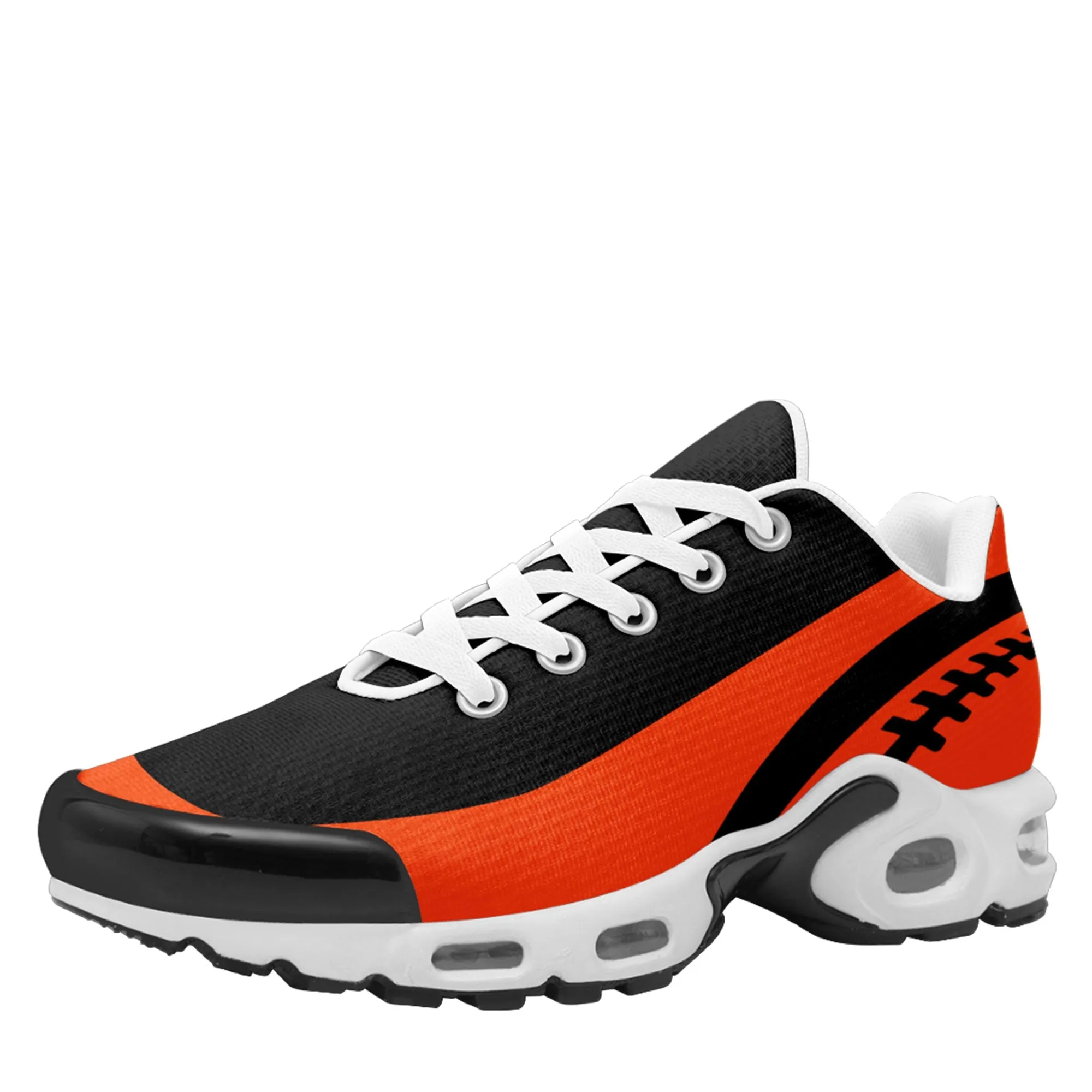 Custom Black Orange TN Shoes Personalized Sneakers TN-D020077-8