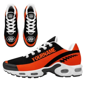 Custom Black Orange TN Shoes Personalized Sneakers TN-D020077-8