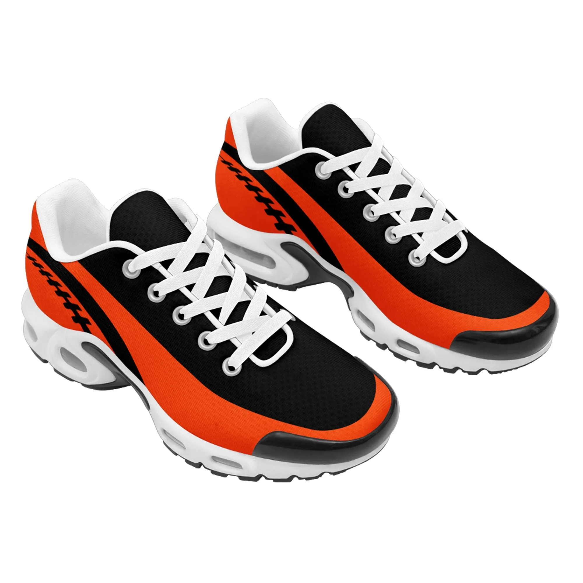 Custom Black Orange TN Shoes Personalized Sneakers TN-D020077-8