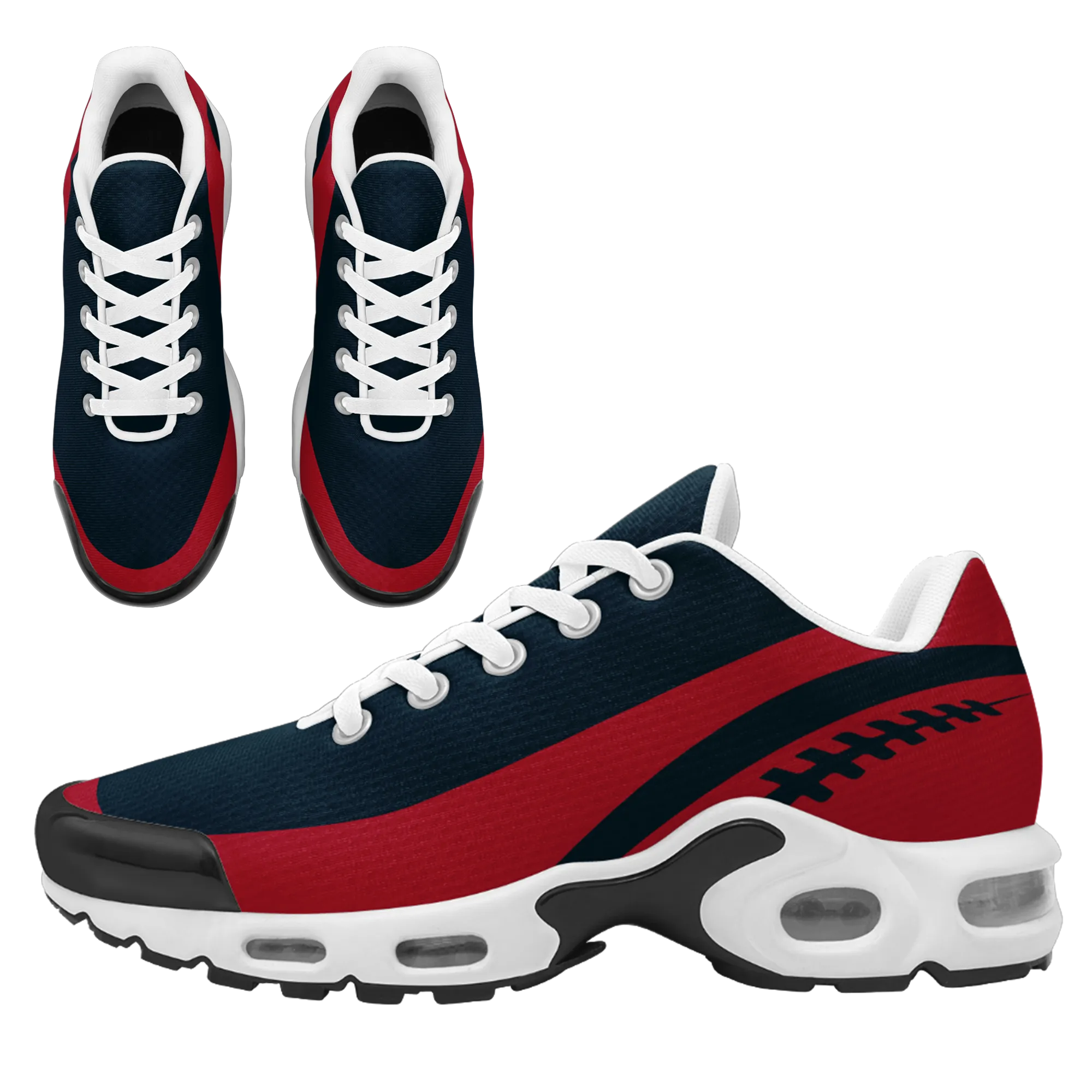 Custom Black Red TN Shoes Personalized Sneakers TN-D020077-12