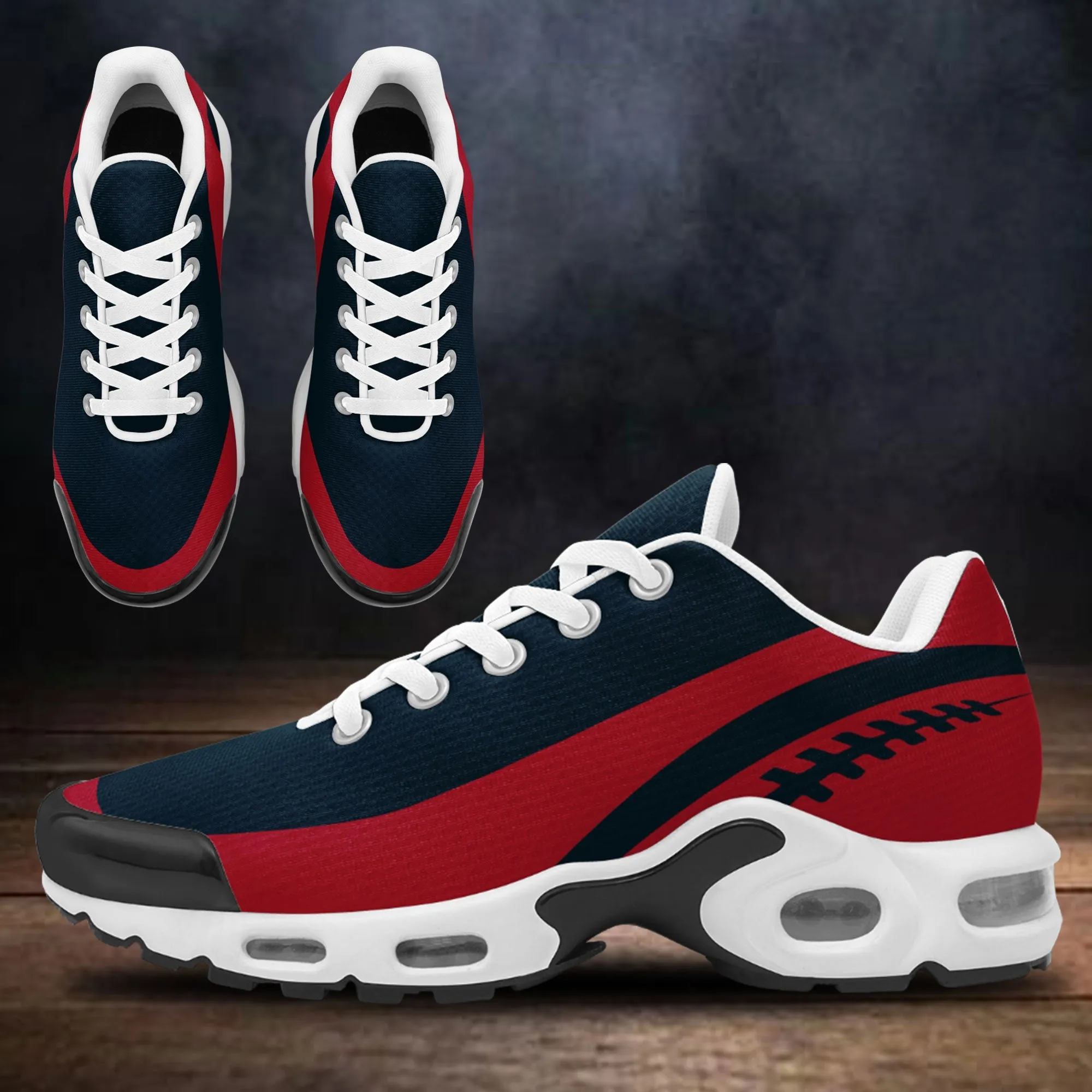 Custom Black Red TN Shoes Personalized Sneakers TN-D020077-12