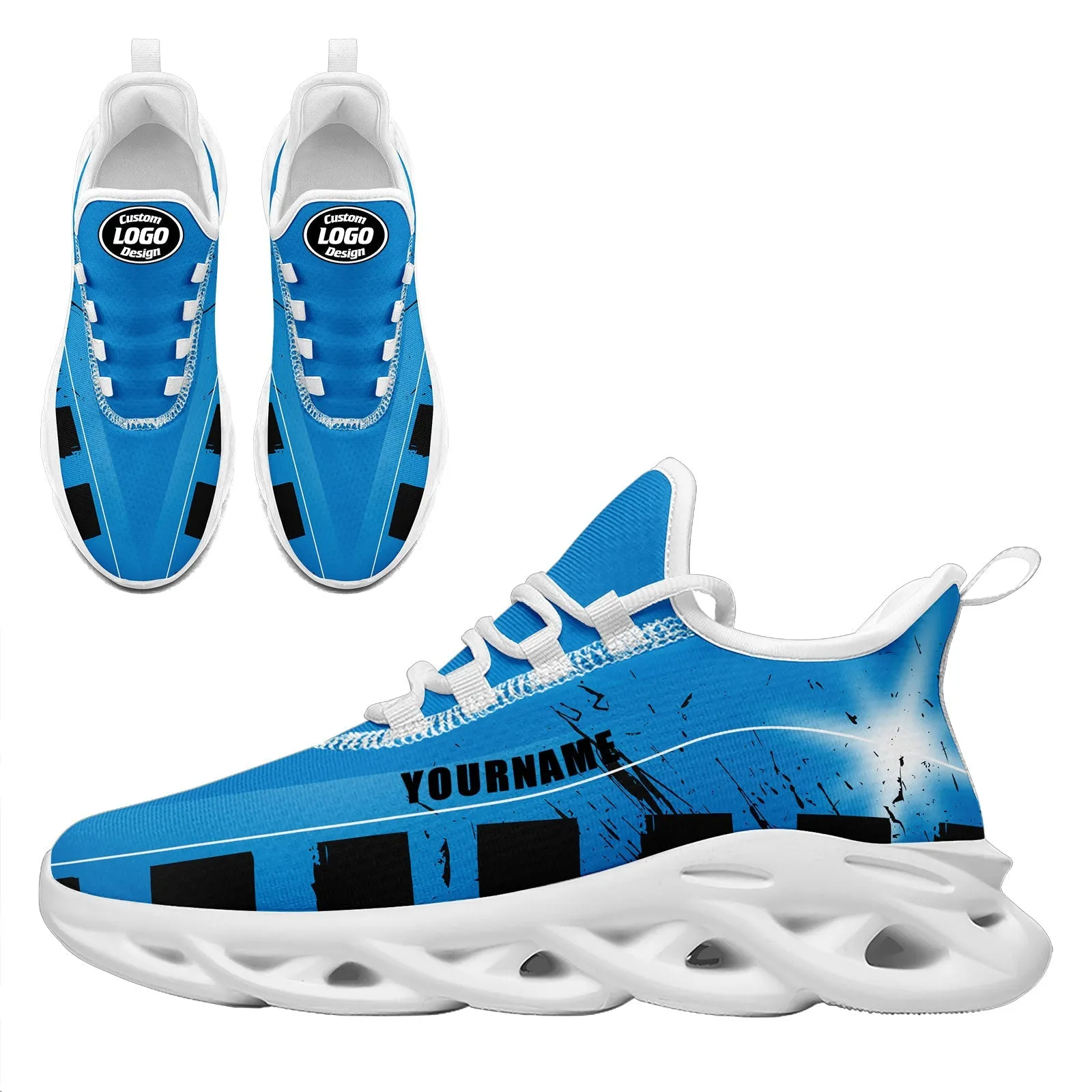 Custom Blue Black Carolina Maxsoul Shoes Personalized Sneaker FN003-D020260-5 Custom Online