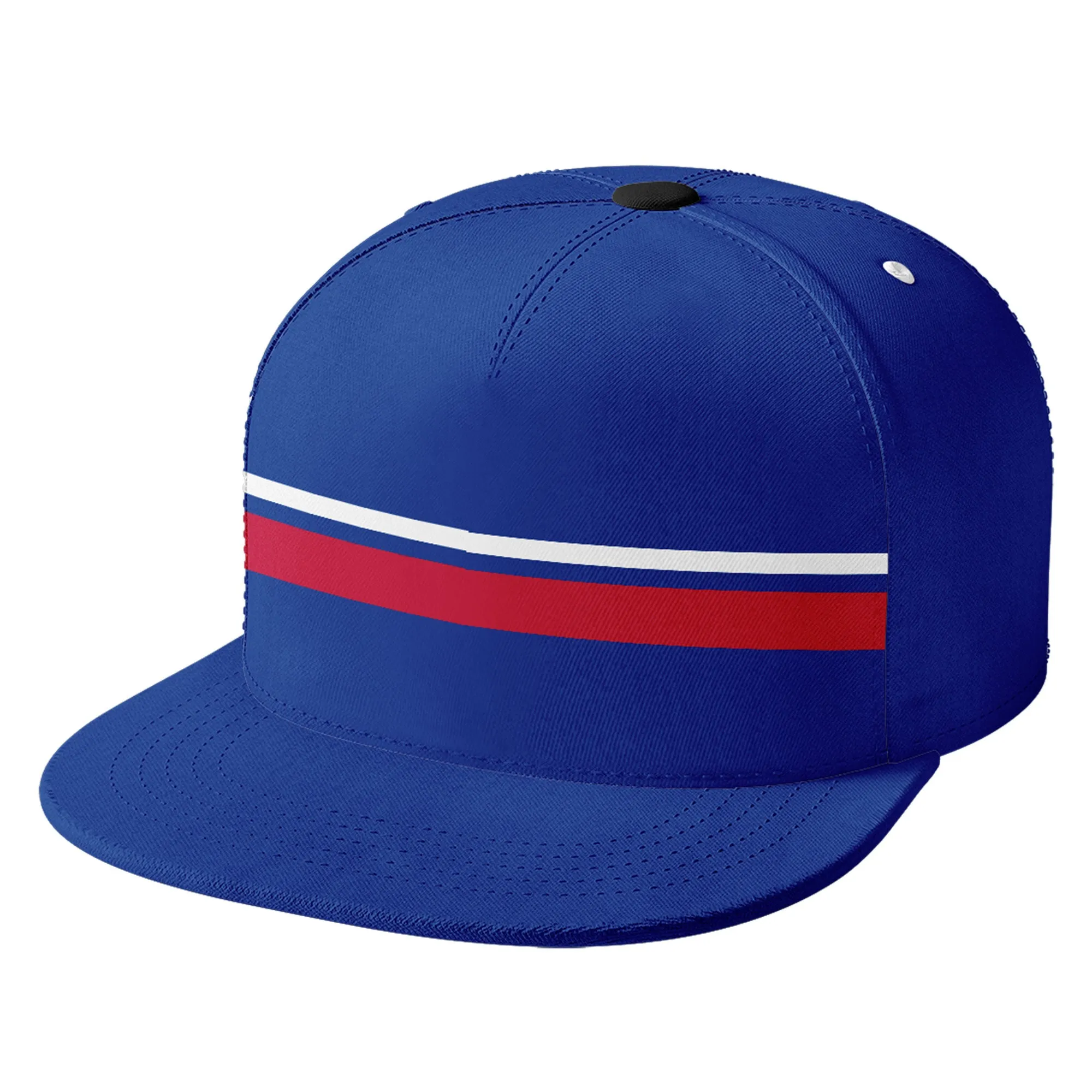 Custom Blue Buffalo Hat Sport Design Cap Stitched Adjustable Personalized PR067B-D020262-4