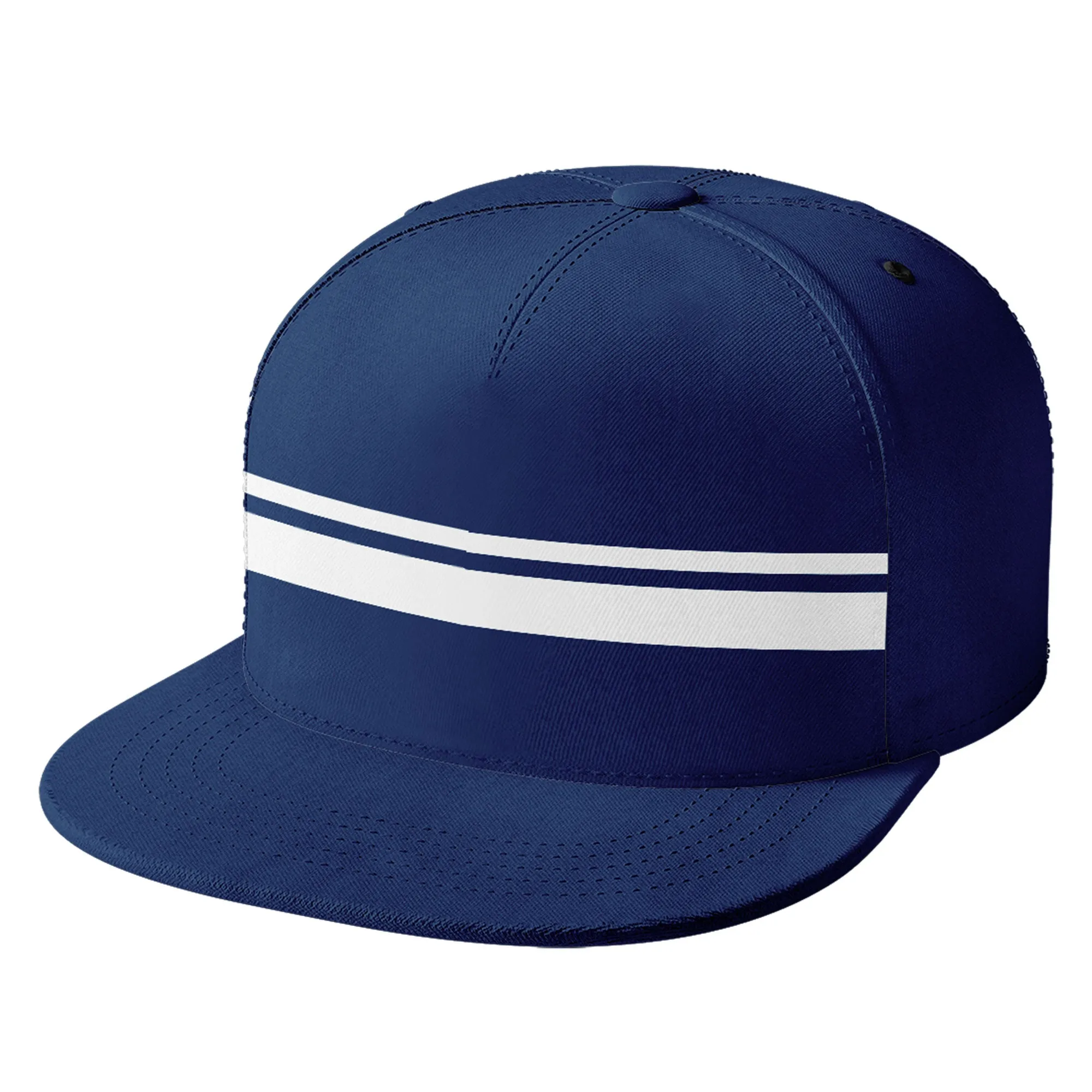 Custom Blue Dallas Hat Sport Design Cap Stitched Adjustable Personalized PR067B-D020262-9