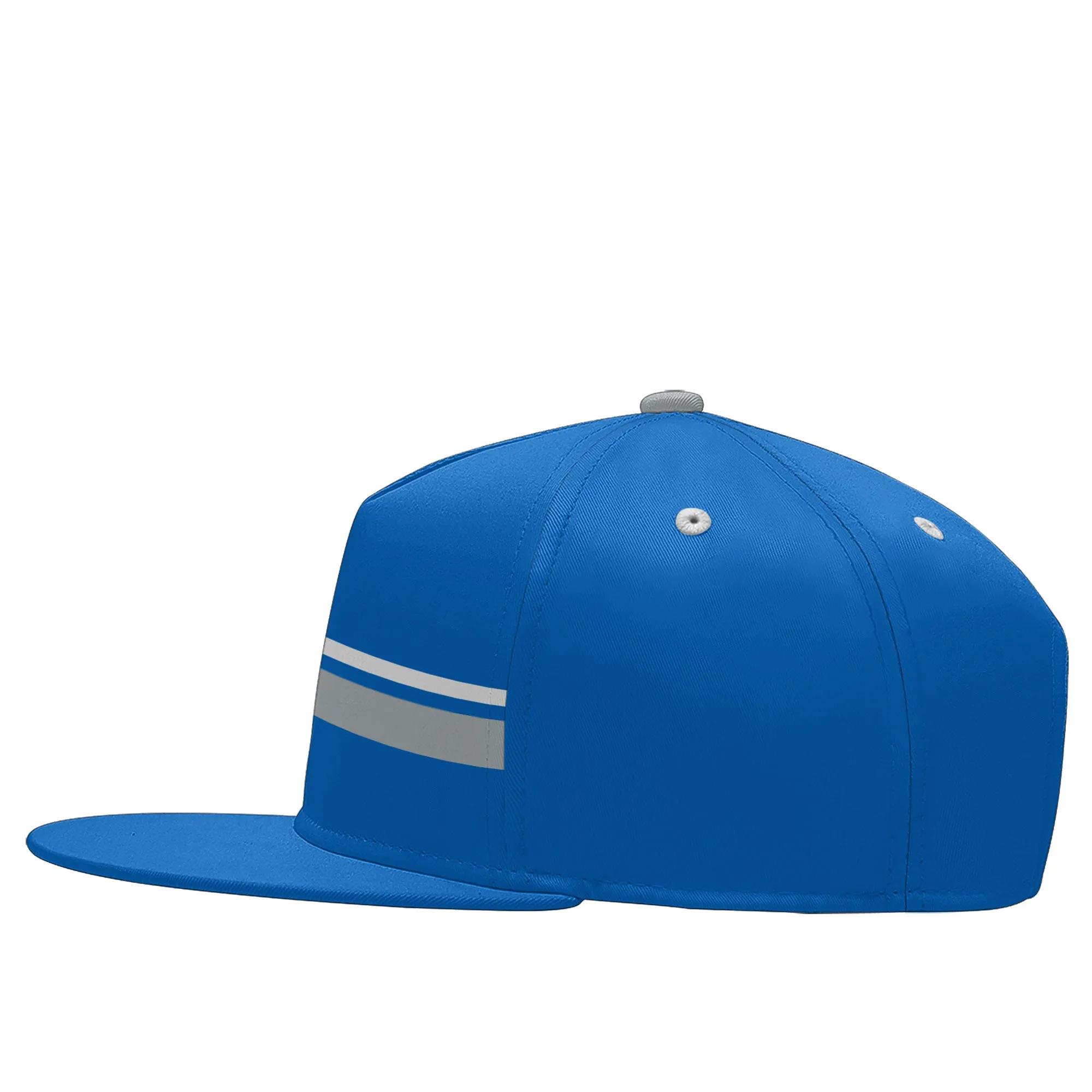 Custom Blue Detroit Hat Sport Design Cap Stitched Adjustable Personalized PR067B-D020262-11