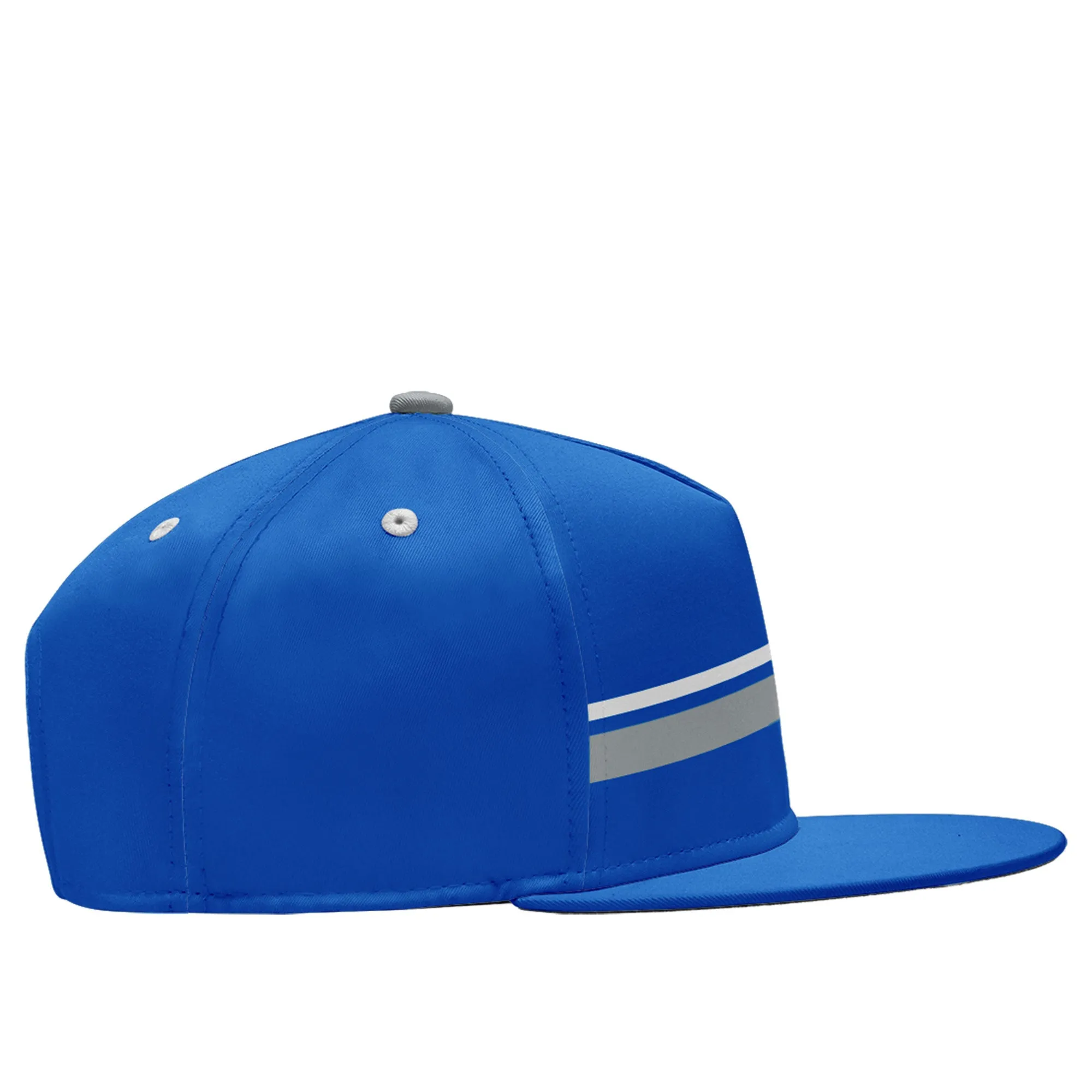 Custom Blue Detroit Hat Sport Design Cap Stitched Adjustable Personalized PR067B-D020262-11