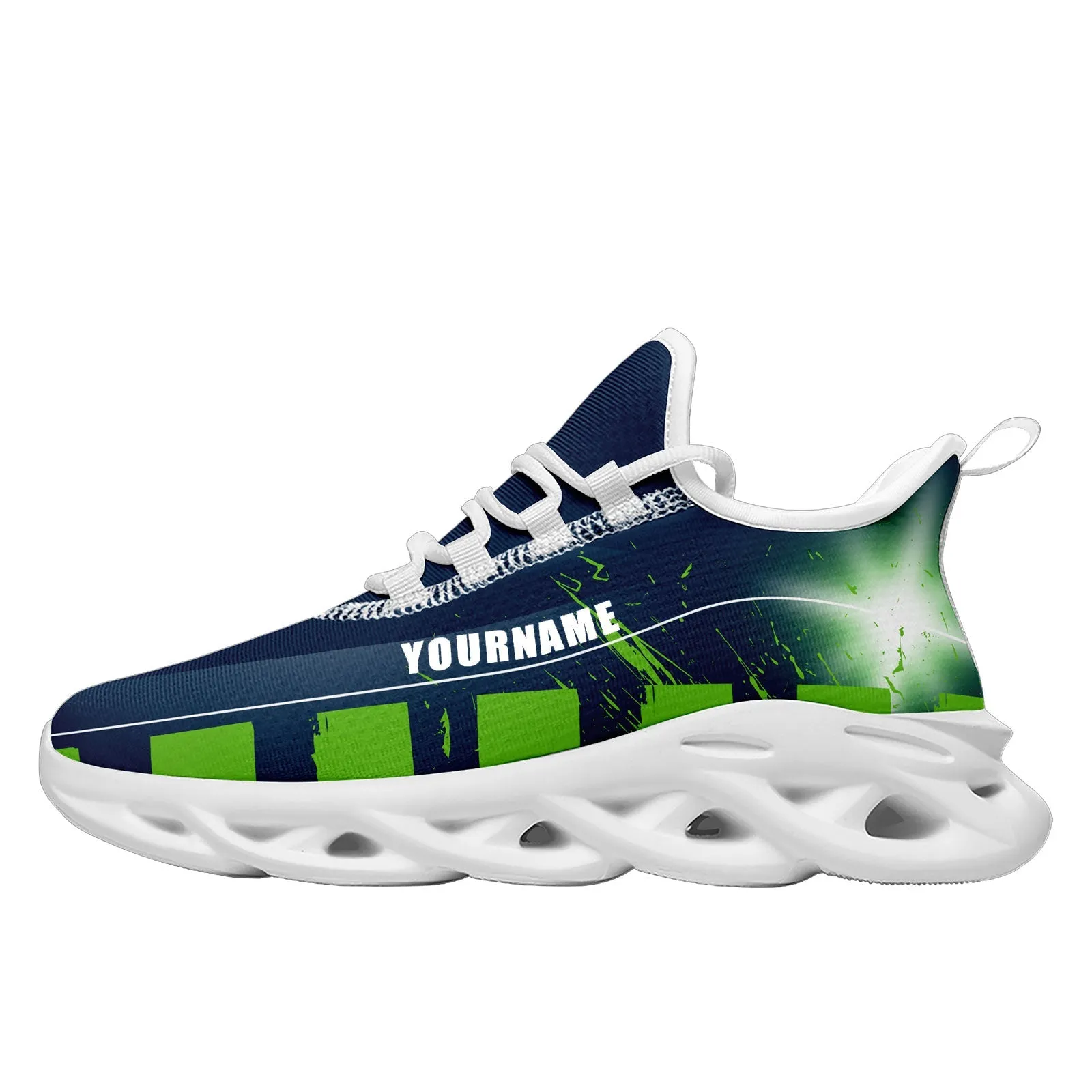 Custom Blue Green Seattle Maxsoul Shoes Personalized Sneaker FN003-D020260-27 Custom Online