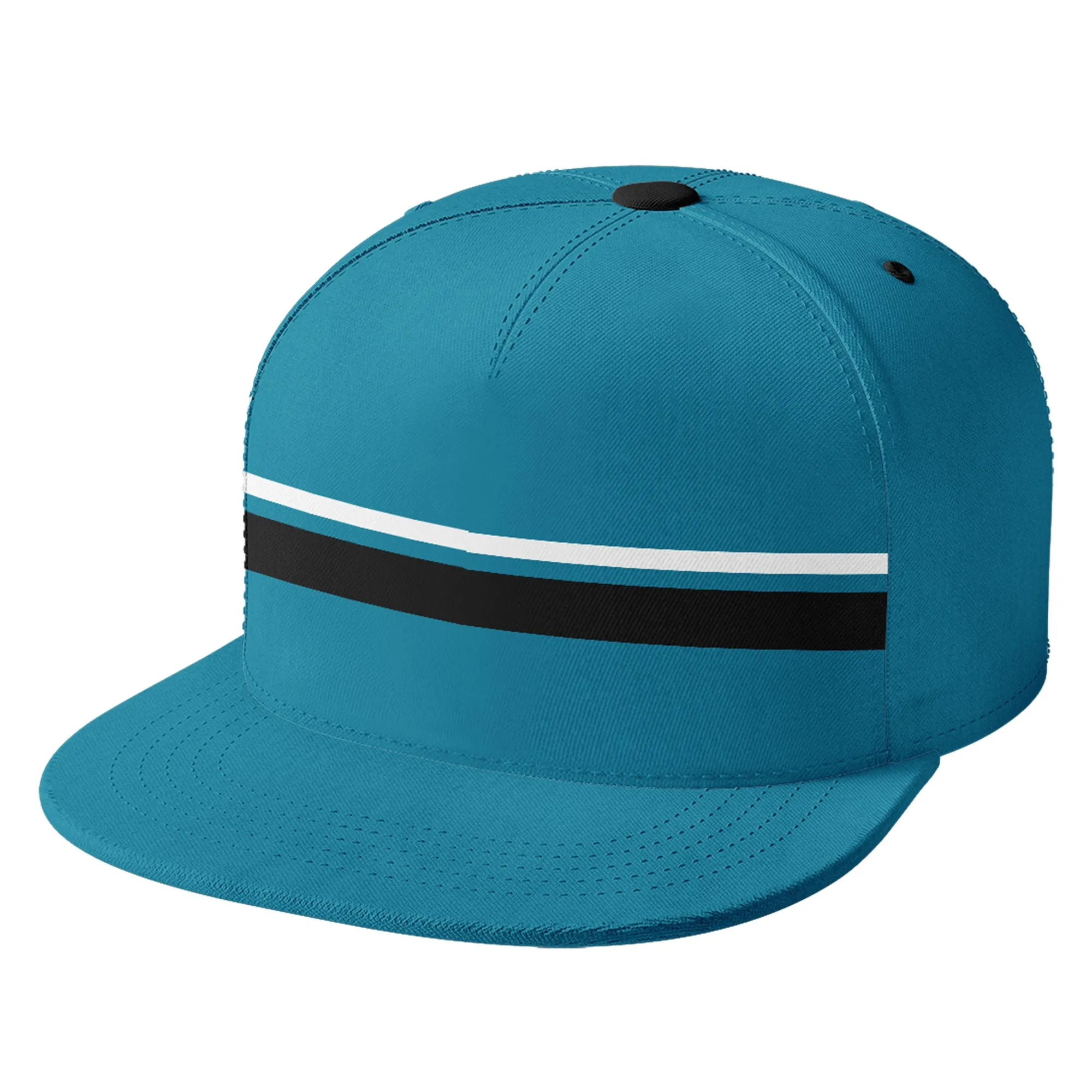 Custom Blue Jacksonville Hat Sport Design Cap Stitched Adjustable Personalized PR067B-D020262-16