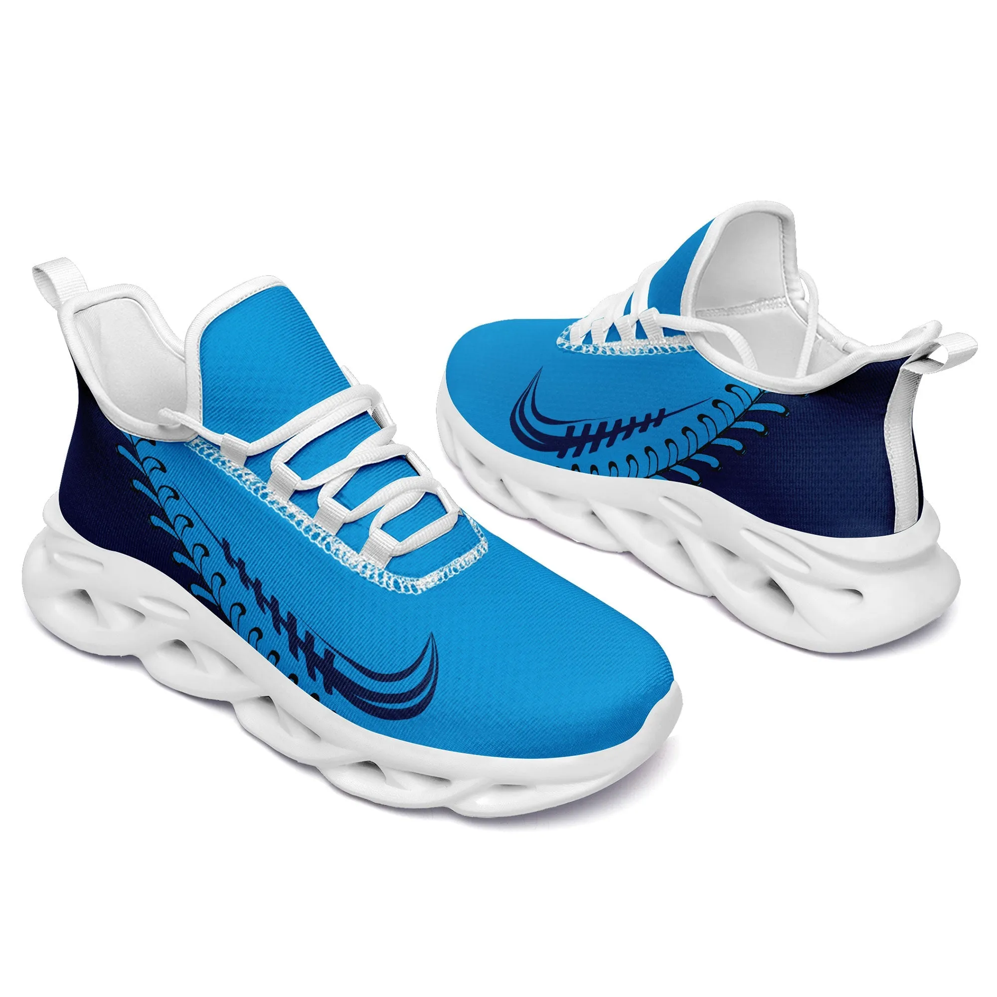 Custom Blue Jersey MaxSoul Shoes and Hat Combo Offer Personalized ZH-bd0b00e0-cc