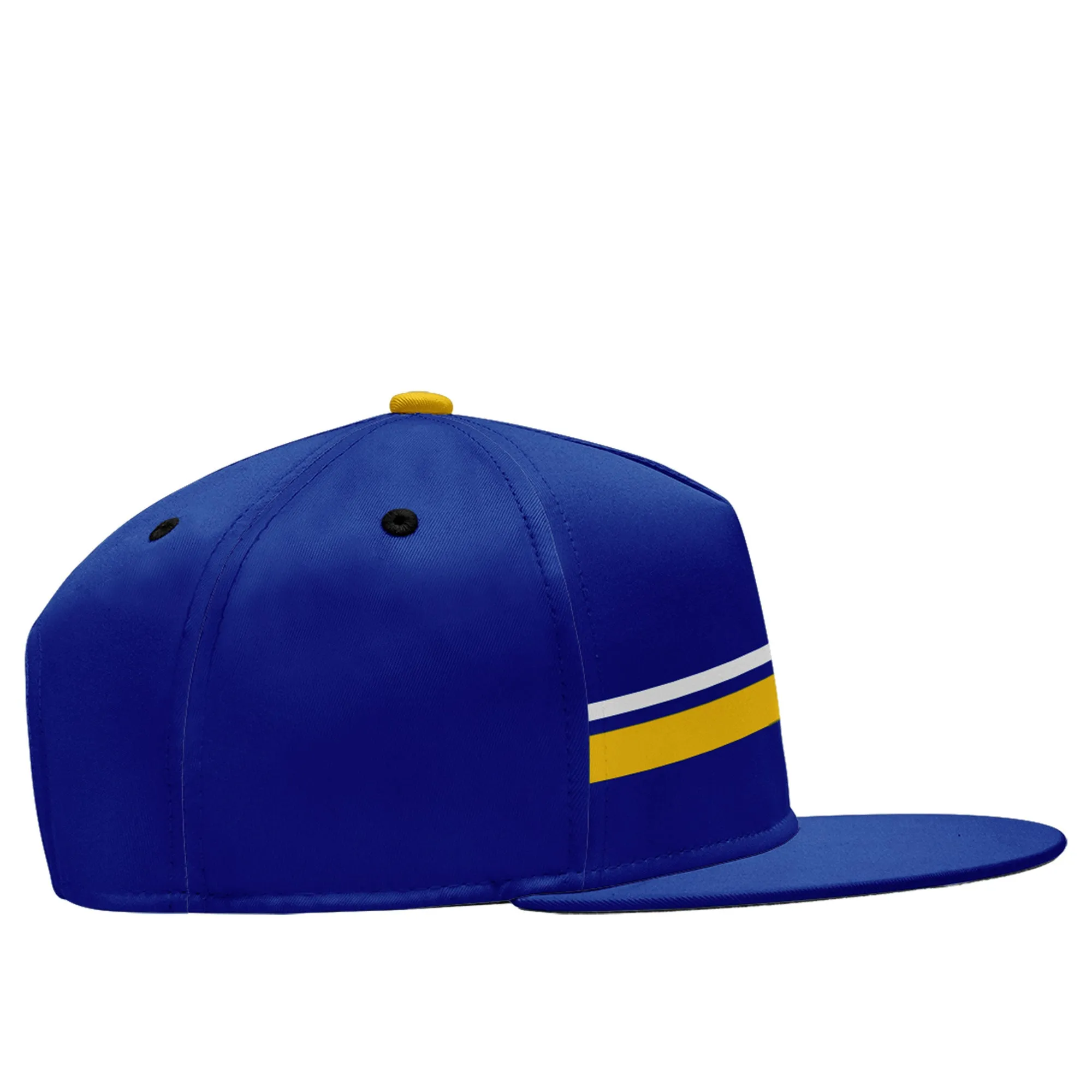 Custom Blue Los Angeles Hat Sport Design Cap Stitched Adjustable Personalized PR067B-D020262-15