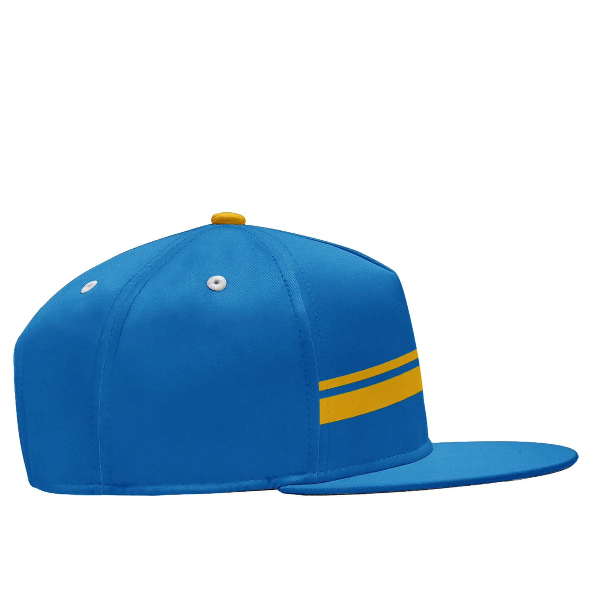 Custom Blue Los Angeles Hat Sport Design Cap Stitched Adjustable Personalized PR067B-D020262-22