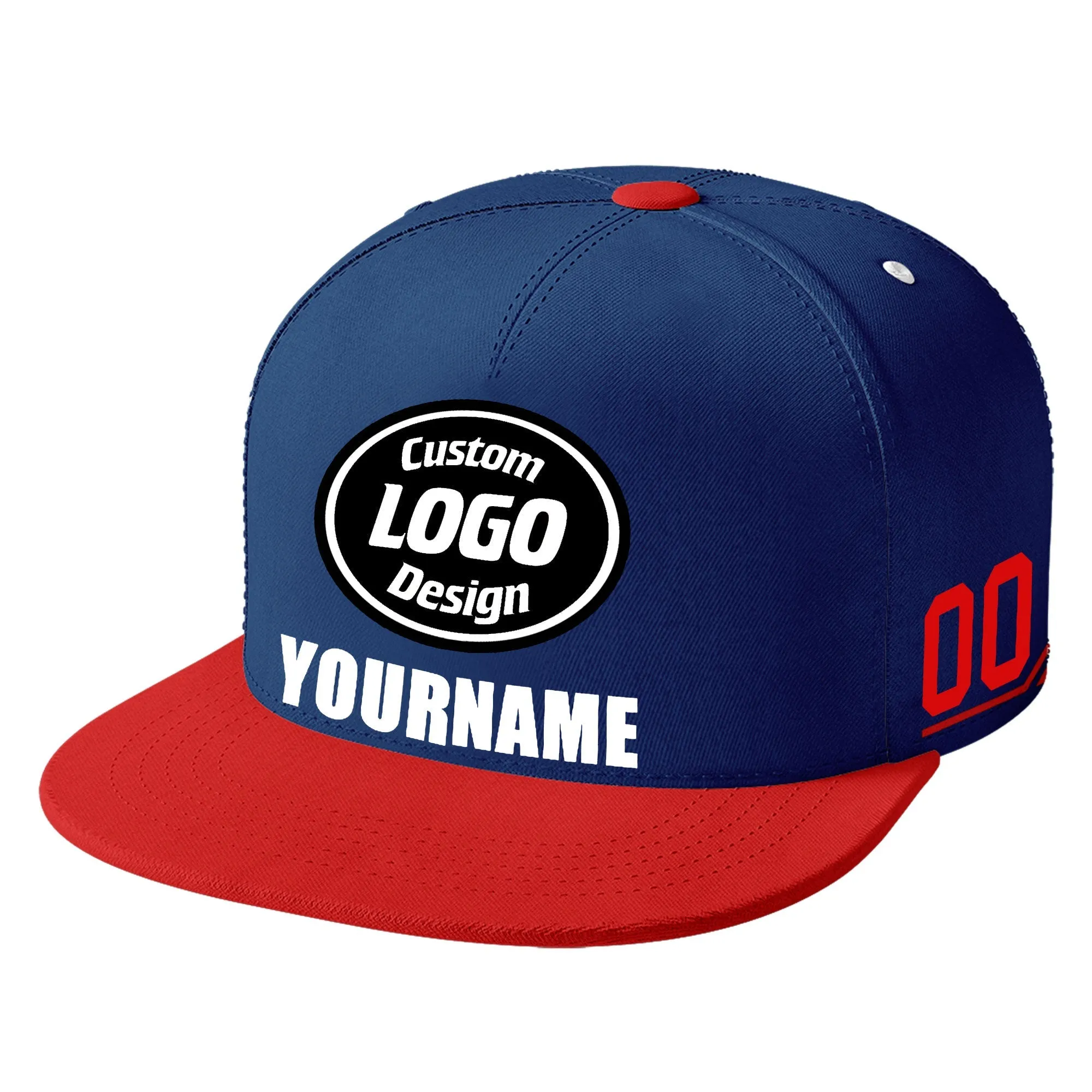 Custom Blue Red Jersey MaxSoul Shoes and Hat Combo Offer Personalized ZH-bd0b007e-f