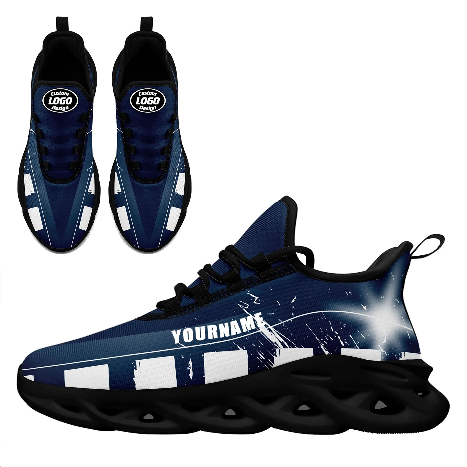 Custom Blue White Dallas Maxsoul Shoes Personalized Sneaker FN003-D020260-9 Custom Online