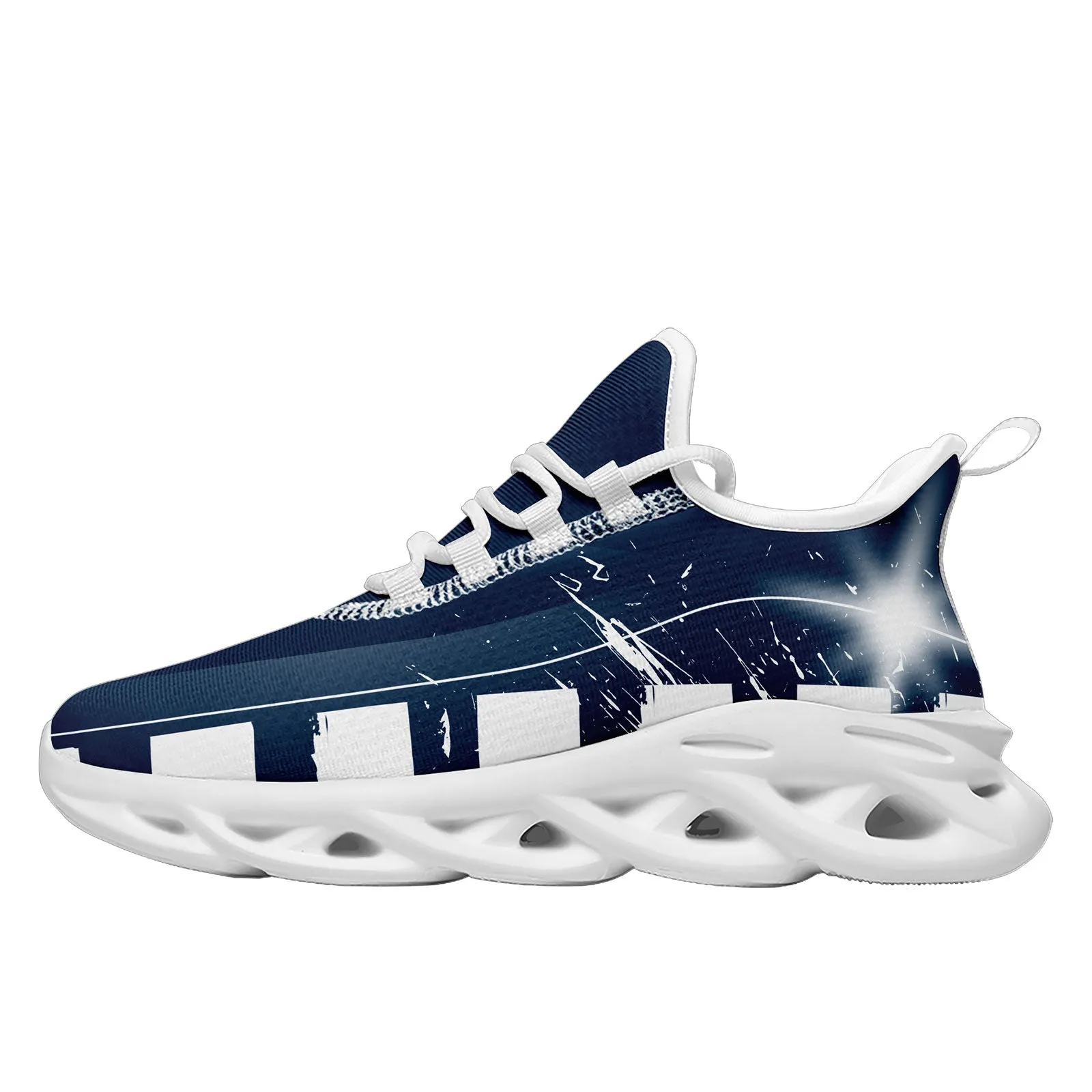 Custom Blue White Dallas Maxsoul Shoes Personalized Sneaker FN003-D020260-9 Custom Online