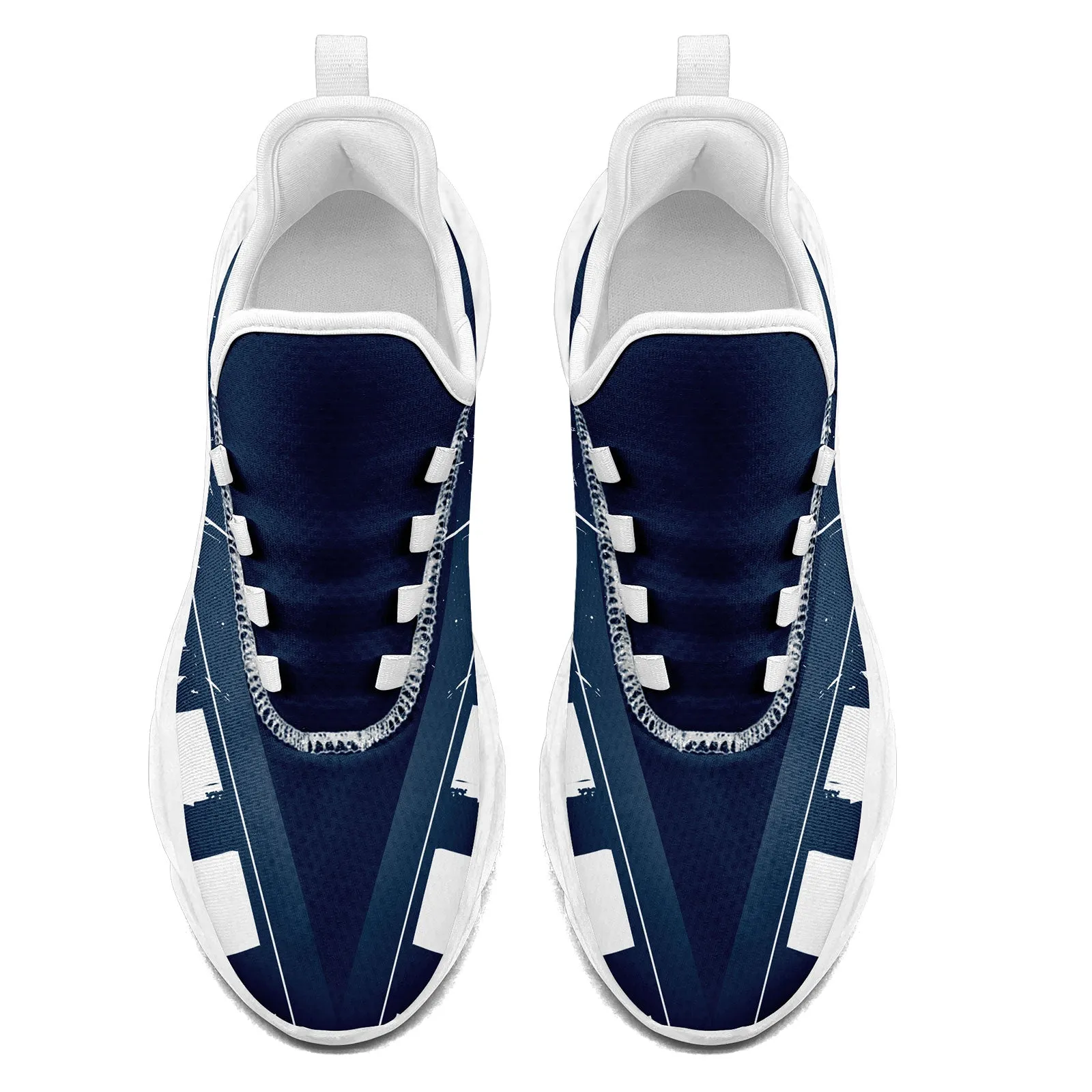 Custom Blue White Dallas Maxsoul Shoes Personalized Sneaker FN003-D020260-9 Custom Online