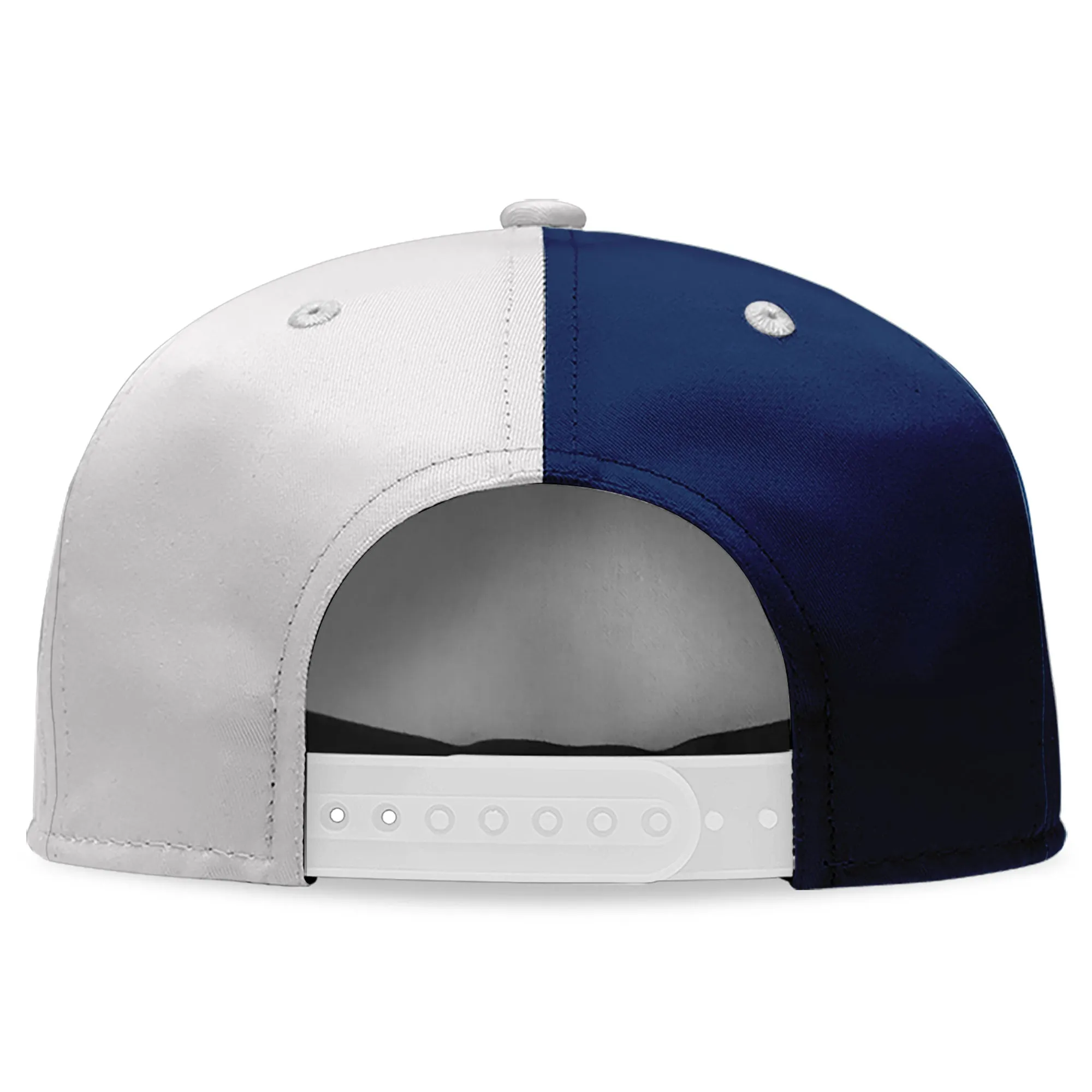 Custom Blue White Indiana Hat Sport Design Cap Stitched Adjustable Personalized PR067B-D028017-23