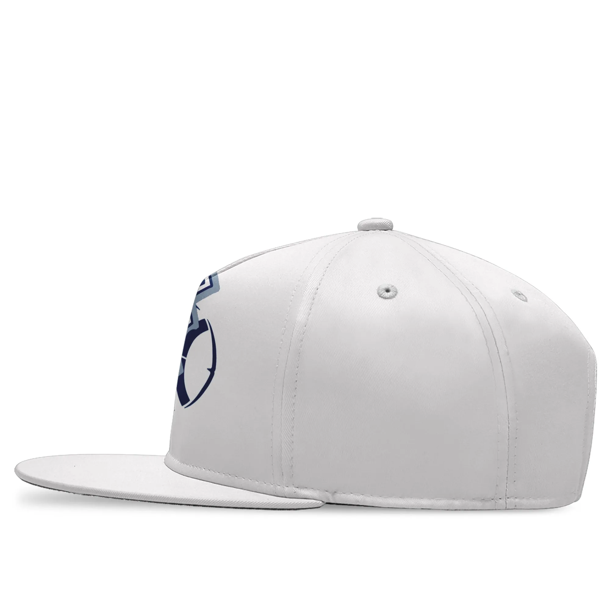 Custom Blue White Indiana Hat Sport Design Cap Stitched Adjustable Personalized PR067B-D028017-23